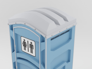 portable toilet 3D Model