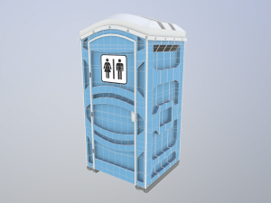 portable toilet 3D Model