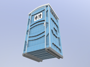 portable toilet 3D Model