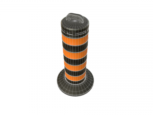 traffic barrels collection 3D-Modell