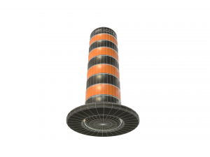 traffic barrels collection 3D-Modell