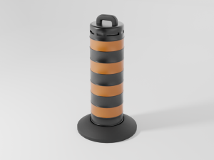 traffic barrel 2 3Dモデル
