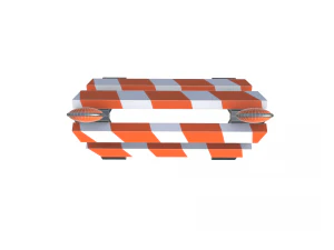 traffic barrier 3D Model