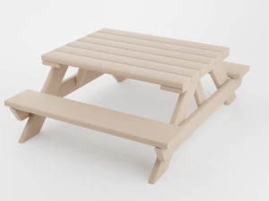 tavolo da picnic all'aperto Modello 3D