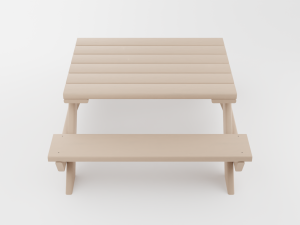 outdoor picnic table Model 3D