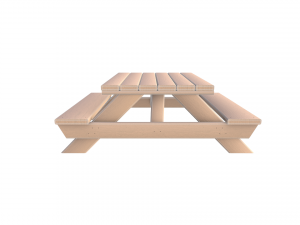 outdoor picnic table Model 3D