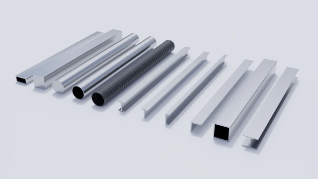 steel pipes and beams collection 3D Model .c4d .max .obj .3ds .fbx .stl .blend 