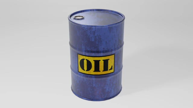 industrial oil drum 3D Model .c4d .max .obj .3ds .fbx .stl .blend 