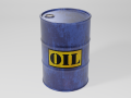 industrial oil drum 3D Модель