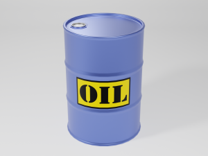 industrial oil drum 3D Model