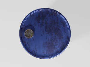 industrial oil drum 3D Model