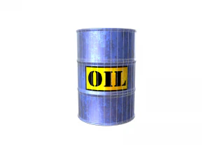 industrial oil drum 3D Model