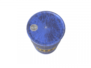 industrial oil drum 3D Model