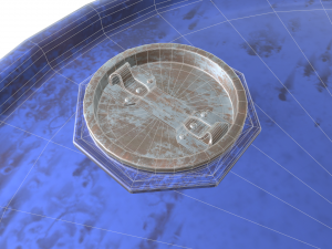industrial oil drum 3D Model