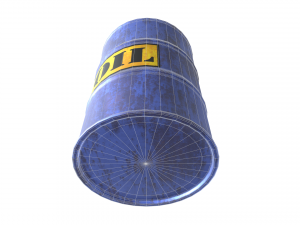 industrial oil drum 3D Model