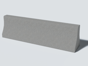 concrete barrier collection 3D मॉडल