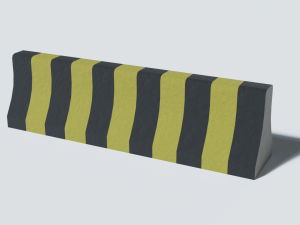 concrete barrier collection 3D मॉडल