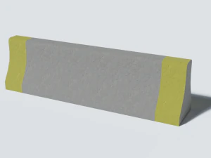 concrete barrier collection 3D Model