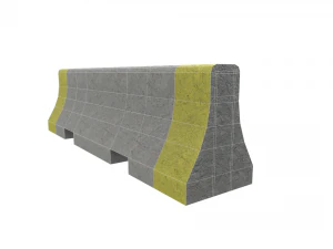 concrete barrier collection 3D Model
