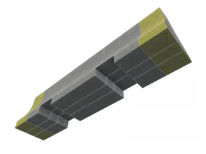 concrete barrier collection 3D Model