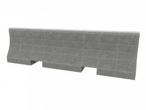 concrete barrier collection 3D मॉडल