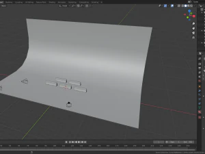 concrete barrier collection 3D Model