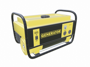 portable generator Model 3D