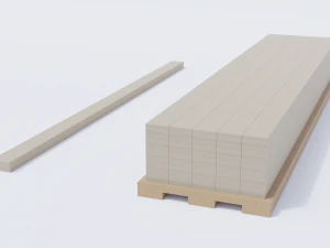 assi di legno Modello 3D