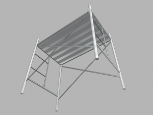 scaffolding 3D Model
