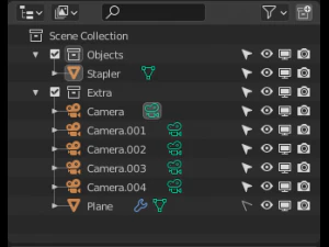 ofis zımba 3D Model
