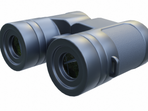 simple binoculars Modello 3D