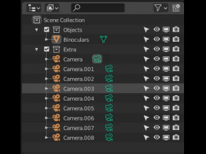 simple binoculars 3D Model