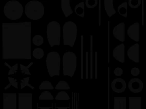 binoculars collection 3D Model