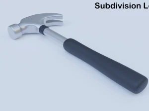 martello di metallo Modello 3D