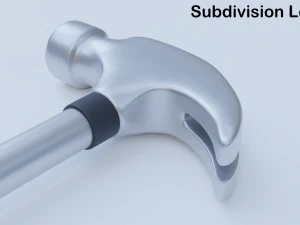 martello di metallo Modello 3D