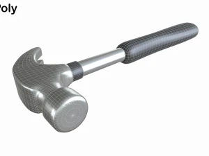 martello di metallo Modello 3D