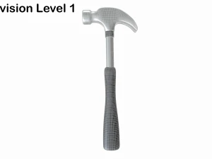 martello di metallo Modello 3D