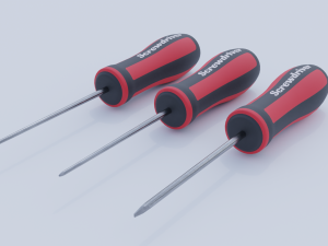 screwdriver set 2 3D Model
