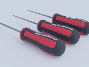 screwdriver set 2 3D Model