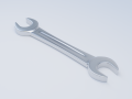 double open ended wrench 3D Model
