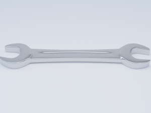 double open ended wrench Modèle 3D