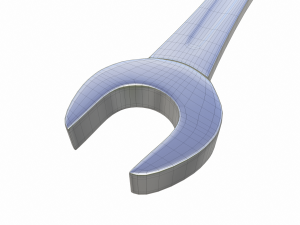 double open ended wrench Modèle 3D
