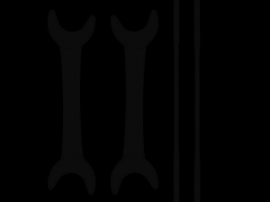 double open ended wrench Modèle 3D