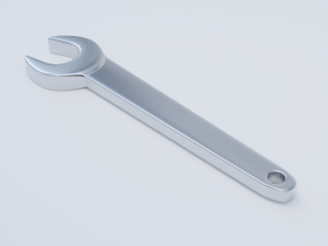 open ended wrench 3D Model
