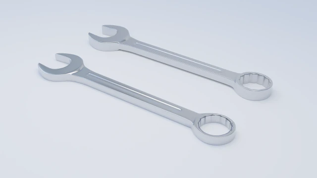 combination wrench 3D Model .c4d .max .obj .3ds .fbx .stl .blend 