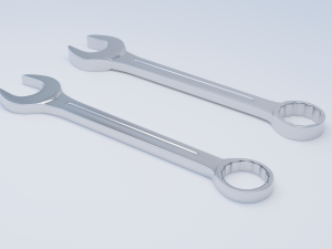 combination wrench Model 3D