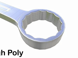combination wrench 3D Model