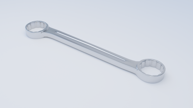 double ended box wrench 3Dモデル .c4d .max .obj .3ds .fbx .stl .blend 