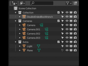 double ended box wrench 3Dモデル