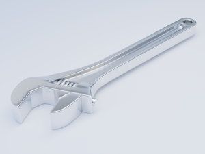 adjustable wrench Modelo 3D